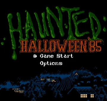 Haunted - Halloween '85 (World) (Aftermarket) (Unl) screen shot title